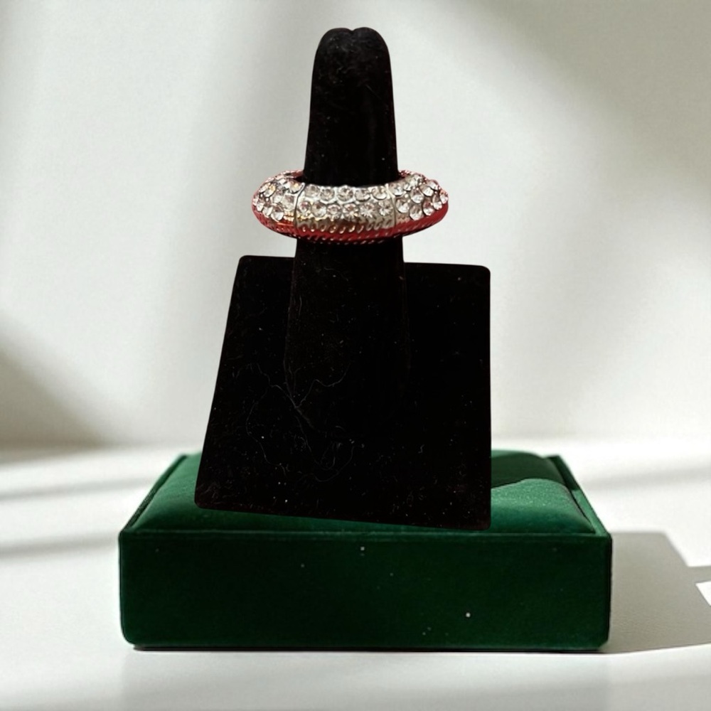 Beautiful Silver Adjustable Ring - image 1